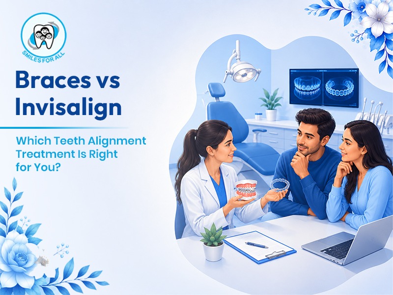 Braces vs Invisalign in Moshi, Pune